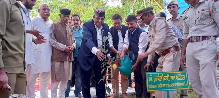 ज़िला सोलन में लगभग 200 हेक्टेयर भूमि पर किया जाएगा पौधारोपण - शांडिल