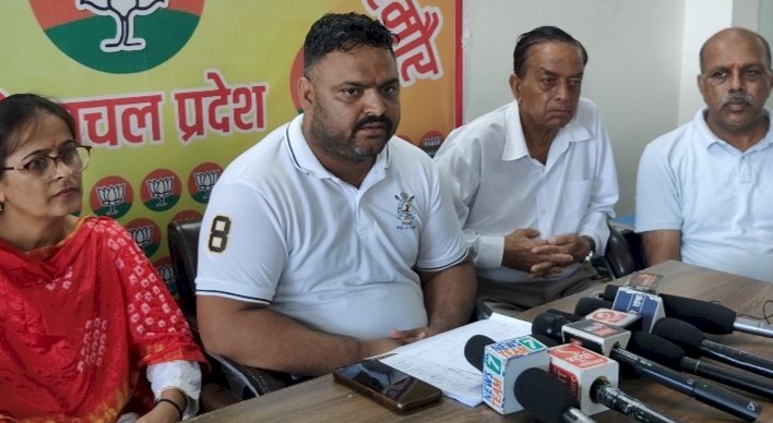 BJP ने विधायक व प्रशासन पर लगाए अनदेखी के आरोप...... बोले आपदा की बीच गम्भीर नही प्रशासन....