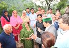 कर्नल धनीराम शांडिल ने सस्त्र बल्ही में...... लिया नुकसान का जायजा, भूस्खलन प्रभावितों का पूछा हाल.......