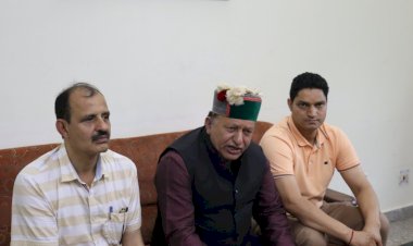 पर्यटन, वन और जल से हिमाचल बनेगा आत्मनिर्भर....केहर सिंह खाची वन संपदा को हुये नुकसान का जायजा लेने नाहन पहुंचे वन विकास निगम के उपाध्यक्ष...