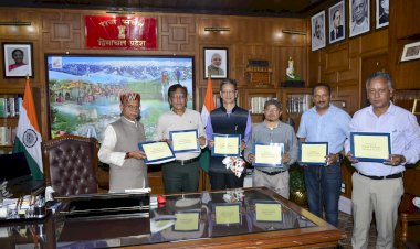 राज्यपाल ने हिमाचल प्रदेश की जनजातीय बोलियों की शब्दावली जारी की....