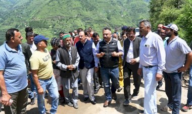 सेब सीजन के मद्देनजर सभी छोटी-बड़ी सड़कें 15 अगस्त तक बहाल करना प्रदेश सरकार की प्राथमिकता - हर्षवर्धन चौहान..... उद्योग मंत्री व शिक्षा मंत्री ने  जुब्बल-कोटखाई व रोहडू क्षेत्र में विभिन्न स्थलों पर किया निरीक्षण.....