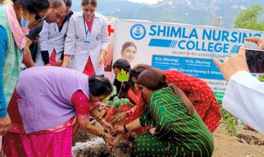 राज्य रेडक्रॉस द्वारा किया गया निःशुल्क स्वास्थ्य चिकित्सा शिविर का आयोजन..... वृक्षारोपण कार्यक्रम के तहत लगाए लगभग 200 पौधे ......