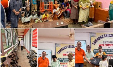 दिव्यांग बालकों के फैब्रिकेटेड आइटम्स के लिए कैंप आयोजित........