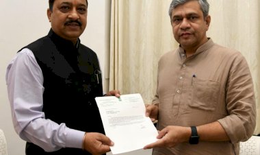 सुरेश कश्यप ने रेल मंत्री अश्वनी वैष्णव से दिल्ली में मुलाकात की