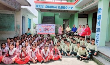 गुड टच बेड टच....... विद्यालय शावगा कांडों में एक दिवसीय जागरूकता शिविर का आयोजन.....