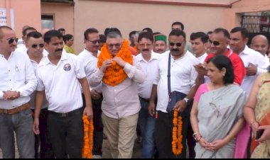 विधायक ने किया अंडर 14 टूर्नामेंट का शुभारंभ....... 26 स्कूलों के 225 खिलाडी ले रहे है हिस्सा.....