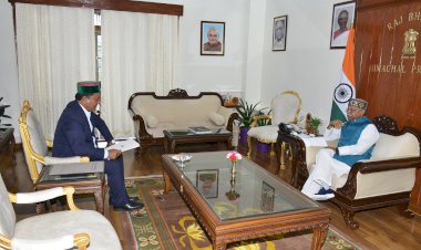 राजस्व मंत्री ने राज्यपाल से भेंट की.....