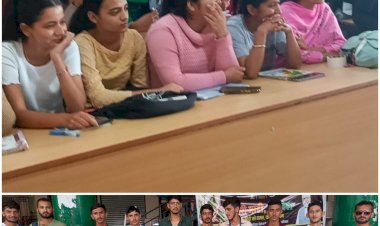 हिमजन मंच ने....... मेरी माटी मेरा देश विषय पर नुक्कड़ नाटक किया पेश.....