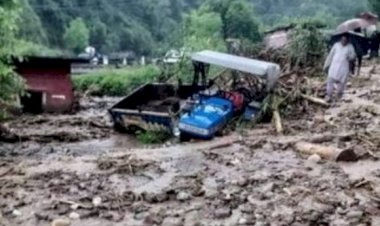 भारी बारिश के कारण....... हमीरपुर जिला में 3 लोगों की मौत, 2 लापता.....