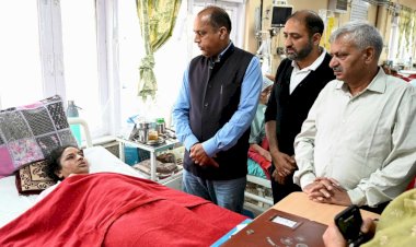 जयराम ने किया कृष्ण नगर का दौरा, जाना शरणार्थियों का कुशलक्षेम ..... आयुक्त शिमला को बताया जनता का दर्द......