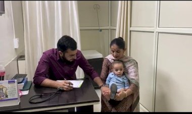 श्री साई क्लिनिक में 80 बच्चों हुई स्वास्थ्य जाँच.......  पी जी आई चंडीगढ़ के अनुभवी शिशु रोग विशेषज्ञ डॉ नज़ाकत हुसैन ने की जाँच .....