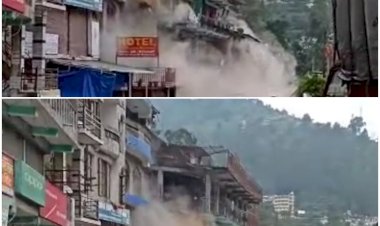 भू-स्खलन के कारण आनी में 8 भवन हुए जमींदोज, 2 भवनों को गंभीर खतरा....... 23 और भवन मालिकों को नोटिस....... उपायुक्त कुल्लू आशुतोष गर्ग ने लिया आनी हादसे में घटना स्थल का जायजा........