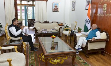 उप-मुख्यमंत्री ने राज्यपाल से भेंट की.......