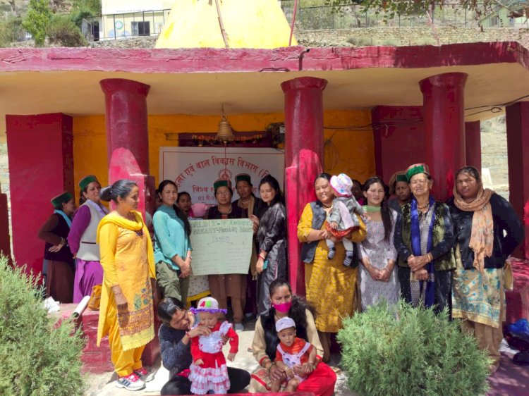 विश्व स्तनपान सप्ताह के तहत पूह में आयोजित किया जागरूकता शिविर...