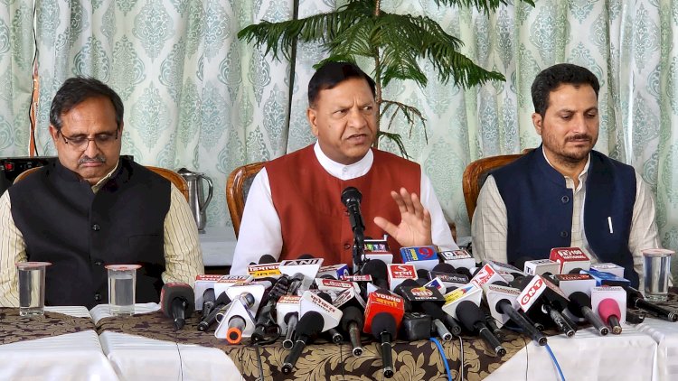 3 आर पर काम करना चाहिए रिस्टोरेशन, रिहैबिलिटेशन और रिपेयर ..... जनता के छल और राजनीति कर रही है कांग्रेस : बिंदल