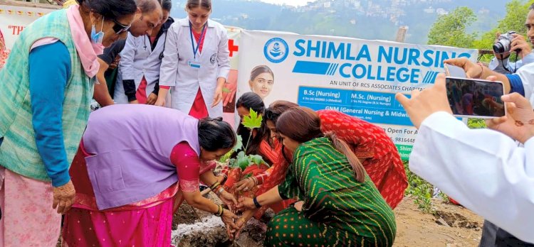 राज्य रेडक्रॉस द्वारा किया गया निःशुल्क स्वास्थ्य चिकित्सा शिविर का आयोजन..... वृक्षारोपण कार्यक्रम के तहत लगाए लगभग 200 पौधे ......