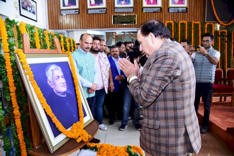डॉ यशवंत सिंह परमार वर्तमान हिमाचल के स्वरूप के संस्थापक - कुलदीप सिंह पठानिया