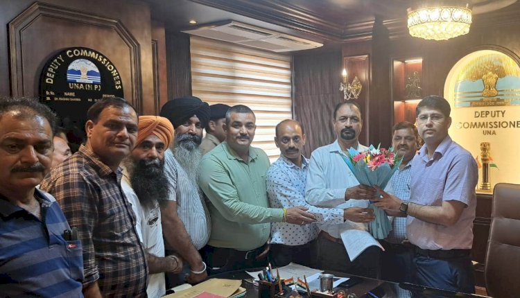 अराजपत्रित कर्मचारी महासंघ की डीसी ऊना से भेंट..... शीघ्र होगी जेसीसी की बैठक........