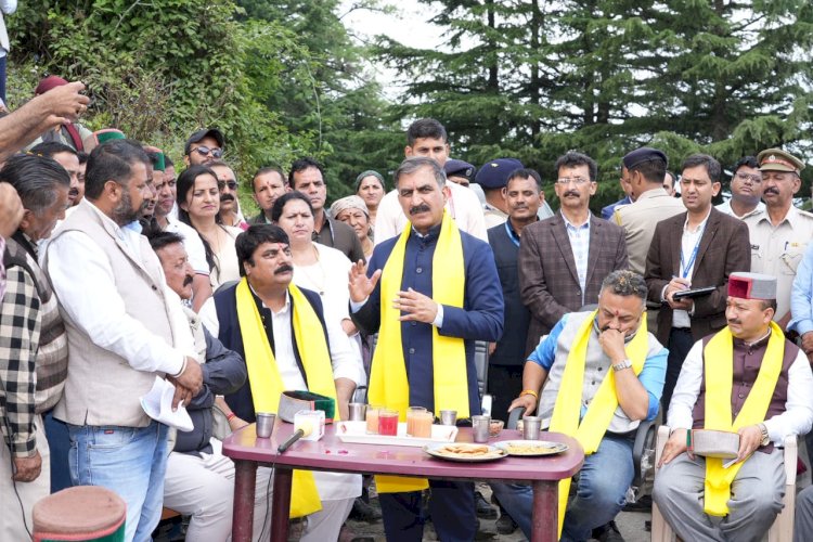 सेब उत्पादक क्षेत्रों में संपर्क सड़कों को बहाल करने के लिए 110 करोड़ रुपये जारीः मुख्यमंत्री