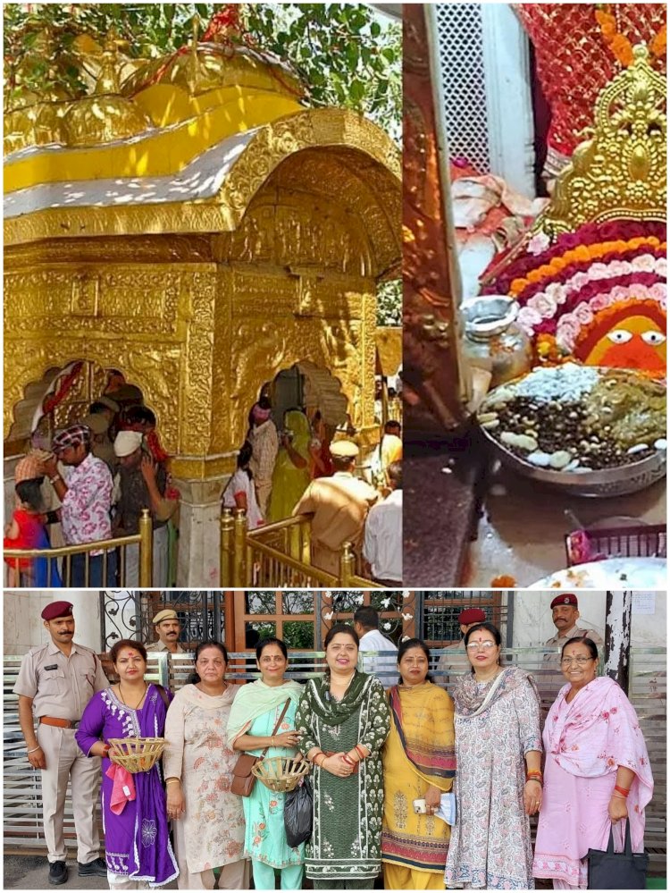 चिंतपूर्णी में सुगम दर्शन प्रणाली से श्रद्धालुओं को माता के दर्शन हो रहे हैं.......