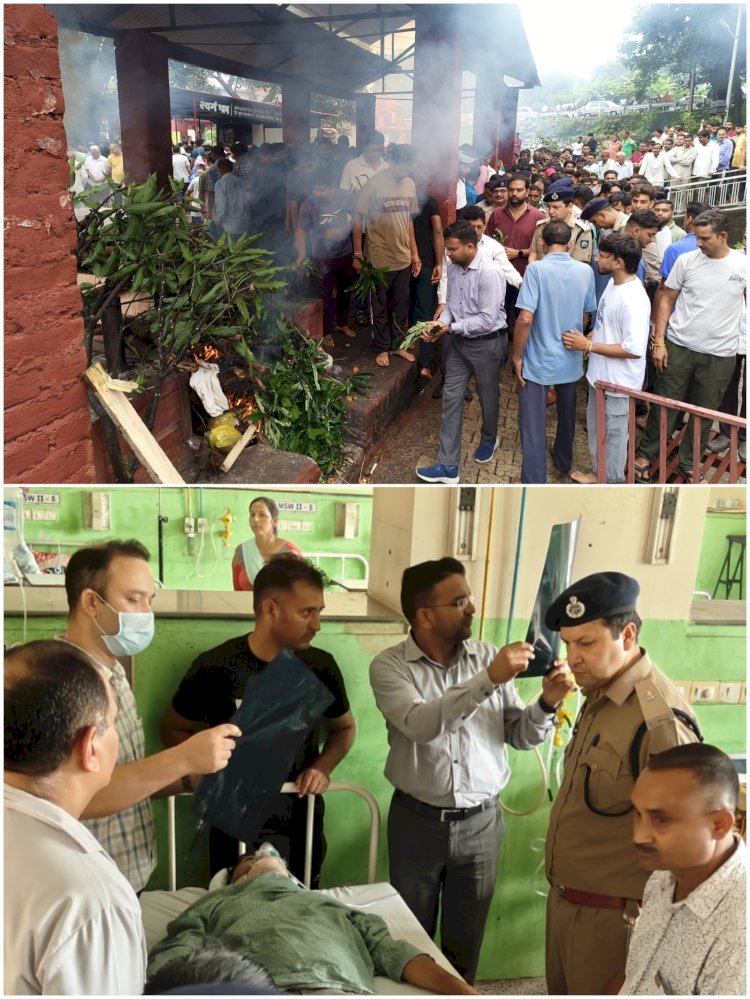 वीर जवानों को श्रद्धांजलि  दी उपायुक्त ने........टांडा में जाना घायलों का कुशलक्षेम........