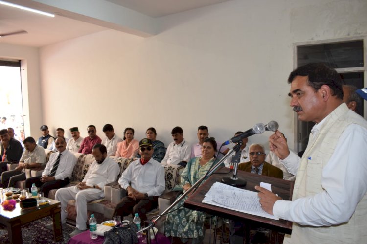 अर्की विधानसभा क्षेत्र के बातल में निर्मित होगा शहीद स्मारक - संजय अवस्थी