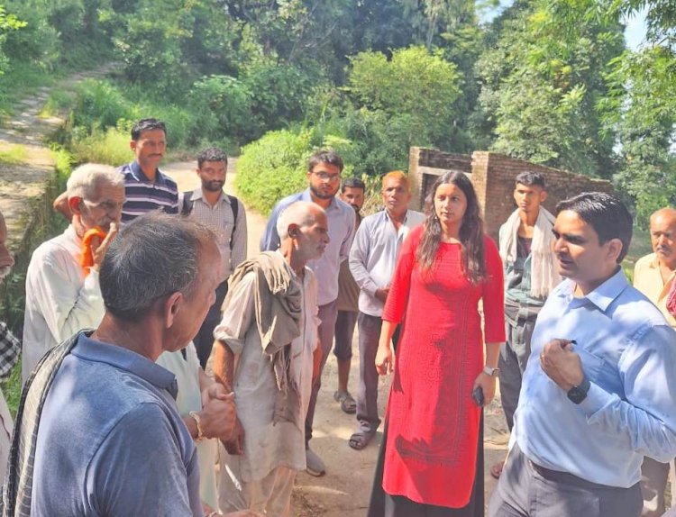 डीसी ने राहत शिविर में जाकर पूछा प्रभावित परिवारों का हाल..... मनसाई, कश्मीर, सदोह और भीड़े गांव में लिया नुक्सान का जायजा....