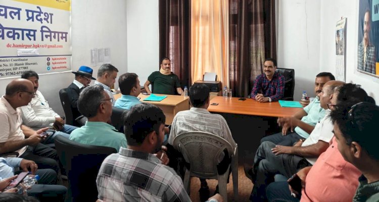 अतुल कड़ोहता ने कौशल विकास निगम के अधिकारियों के साथ की बैठक......
