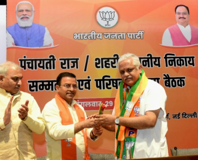 भाजपा के पंचायती राज और शहरी स्थानीय निकायों से जुड़े जन प्रतिनिधियों होंगे प्रशिक्षित : कपूर