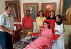 महाराजा उदय प्रकाश की स्मृति में रक्तदान शिविर....... शाही महल में हुआ शिविर का आयोजन.....