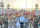 मुख्यमंत्री ने वाघा बॉर्डर पर बीटिंग द रिट्रीट सेरेमनी का अवलोकन किया....