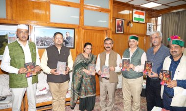 विस्थापन का दंश...... पुस्तक का विमोचन किया........राजस्थान सरकार से उठाई जाएंगी पौंग बांध विस्थापितों के पुनर्वास संबंधी मांगें: जगत सिंह नेगी‘