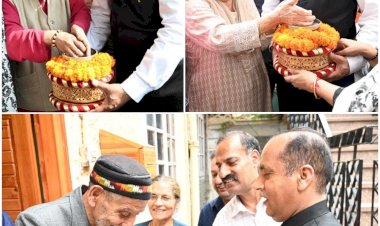 प्रधानमंत्री नरेन्द्र मोदी के नेतृव में हमेशा देश के प्रतीकों का सम्मान हुआ..... मैं ईश्वर से मुख्यमंत्री को सद्बुद्धि देने की प्रार्थना करता हूँ : जयराम ठाकुर