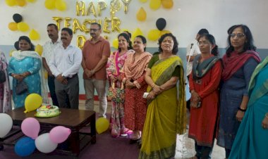 जिला शिक्षा एवं प्रशिक्षण संस्थान  में अध्यापक दिवस मनाया ......