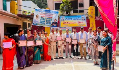 रोटरी क्लब नाहन संगिनी ने शिक्षक किए सम्मानित......