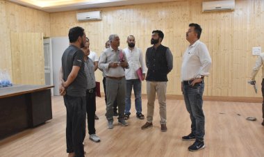 बल्क ड्रग पार्क के निर्माण संबंधी कार्यों को लेकर निदेशक उद्योग विभाग ने समीक्षा बैठक.....