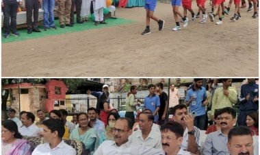 अंडर 14 खेलो का SDM ने किया शुभारंभ.... नाहन में छात्र छात्राओं की जिला स्तरीय खेलें शुरू......