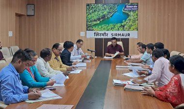 सिरमौर जिला में मतदान केंद्रों के युक्तिकरण के सम्बन्ध में बैठक आयोजित....