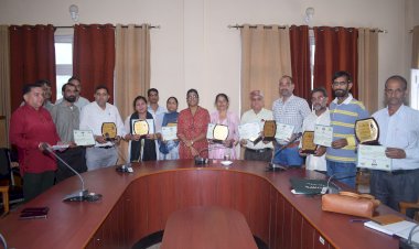 स्वच्छता के क्षेत्र में बेहतर कार्य करने वाले जिला के 09 पंचायतों को मिला सम्मान.....