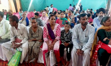 टाऊन हॉल में दिव्यांगता मूल्यांकन शिविर में 65 दिव्यांगजनों ने करवाया पंजीकरण..... पूर्व विधायक सतपाल सिंह रायजादा ने किया शिविर का शुभारंभ......