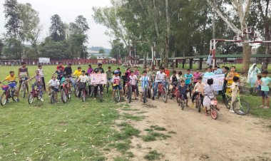 साइकिल रैलियों के माध्यम से सुपोषण का संदेश........