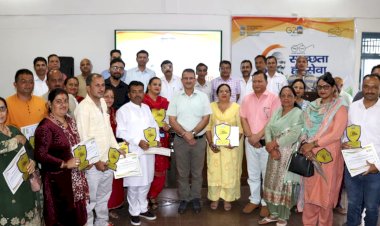 हर घर -हर गांव स्वच्छ होने पर ही स्वच्छ भारत बनेगा-सुमित खिमटा.... स्वच्छ सर्वेक्षण ग्रामीण-2023 की विजेता पंचायतों को किया सम्मानित.....