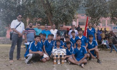 बॉयज स्कूल नाहन  के   नाम  ऑलराउंडर बेस्ट का खिताब .....