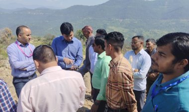 केन्द्रीय अंतर मंत्रालय दल ने किया नालागढ़ विधान  सभा क्षेत्रों का दौरा......