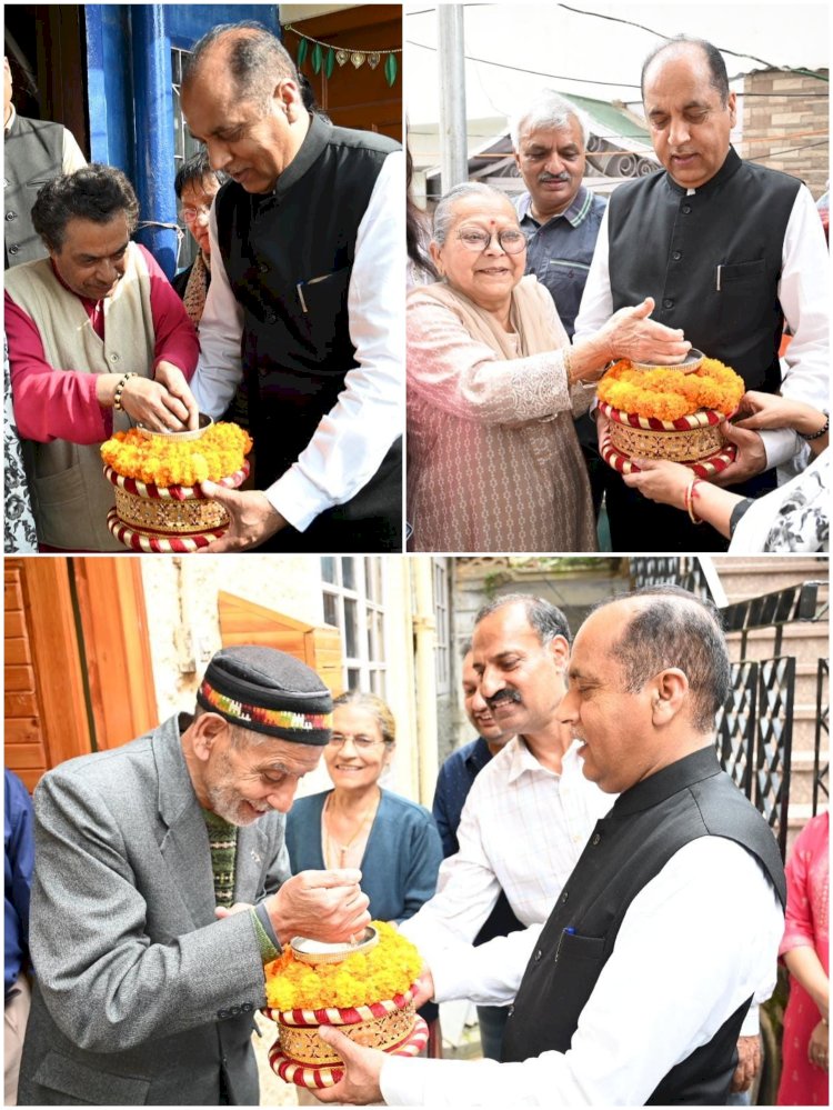 प्रधानमंत्री नरेन्द्र मोदी के नेतृव में हमेशा देश के प्रतीकों का सम्मान हुआ..... मैं ईश्वर से मुख्यमंत्री को सद्बुद्धि देने की प्रार्थना करता हूँ : जयराम ठाकुर