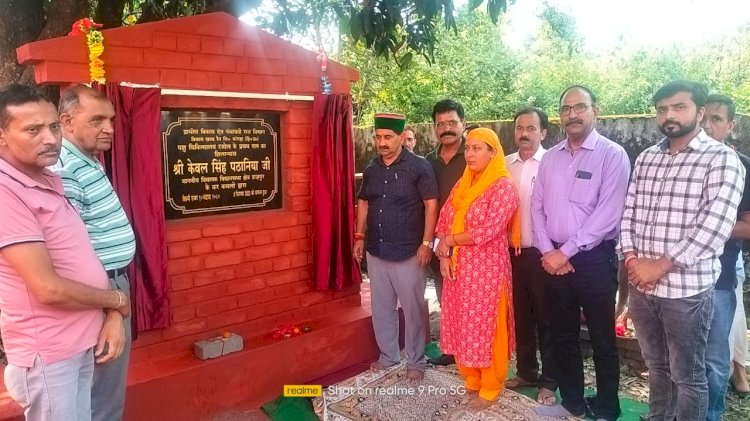 शाहपुर विस क्षेत्र में भोई सड़क निर्माण पर खर्च होंगे 45 लाख: पठानिया