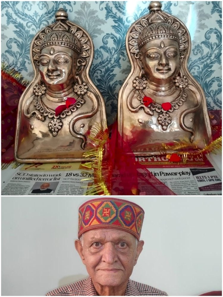 सेवानिवृत्त प्रोफेसर के सौजन्य से....... डलयानु और भलोना मन्दिर में स्तिथ शिरगुल मन्दिर में हुई मूर्ति स्थापना.......