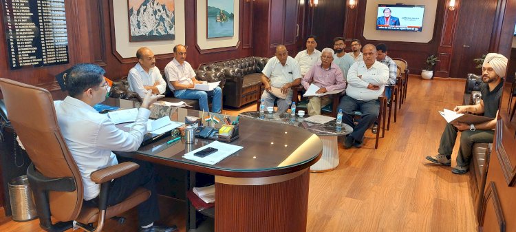 ईवीएम व वीवीपेटस की एफएलसी (फंक्शनलटी जांच) के विषय में बैठक आयोजित......