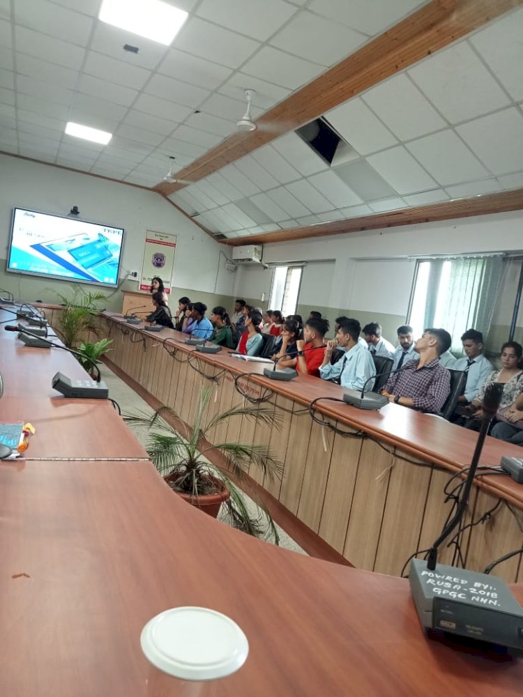 स्नातकोत्तर महाविद्यालय नाहन में ........कैरियर काउंसलिंग एंड प्लसमेन्ट के बारे में सेमिनार.............
